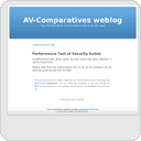 Performance Test of Security Suites